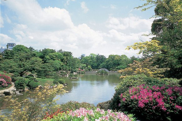 縮景園の見学